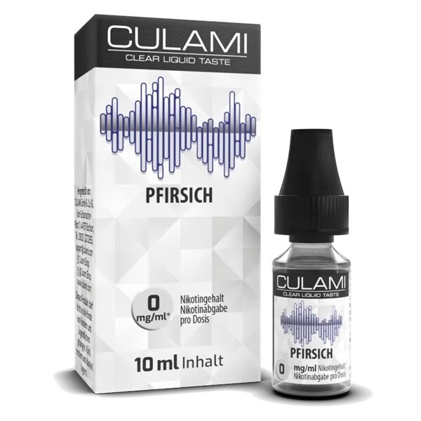 Culami Culami - Pfirsich - Liquid - OHNE NIKOTIN - Mit Steuerbanderole