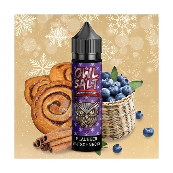 OWL OWL Salt - Blaubeer Zimtschnecke - 10 ml Aroma - Longfill - Mit Steuerbanderole