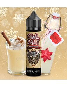 OWL OWL Salt - Eierpunsch | Eierlikör- 10 ml Aroma - Longfill - Mit Steuerbanderole