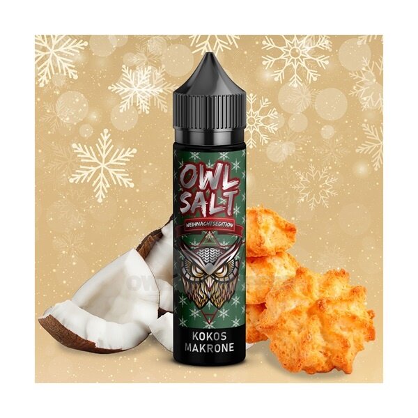 OWL SALT OWL Salt - Kokosmakrone - 10 ml Aroma - Longfill - Mit Steuerbanderole