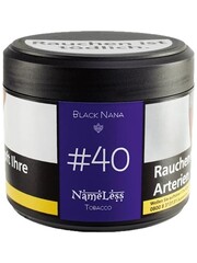 Nameless Nameless Shisha Tabak - Black Nana #40 - Minze & Traube - 200 g