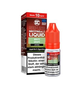 SC Red Line SC - Red Line - White Grape - 10 mg Nikotinsalz Liquid - Mit Steuerbanderole