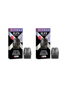 Elfbar Elfbar - ELFX Leer Pod - 0.6 Ohm | 0.8 Ohm - 3er Pack