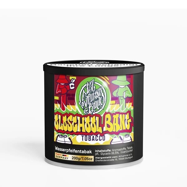 187 Tobacco 187 Tobacco - Shisha Tabak 200 g - Oldschool Bang - Doppelapfel Anis