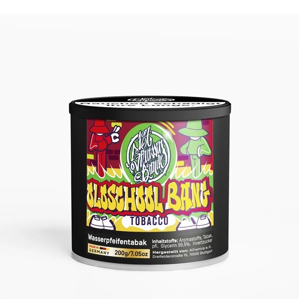 187 Tobacco - Shisha Tabak 200 g - Oldschool Bang - Doppelapfel Anis