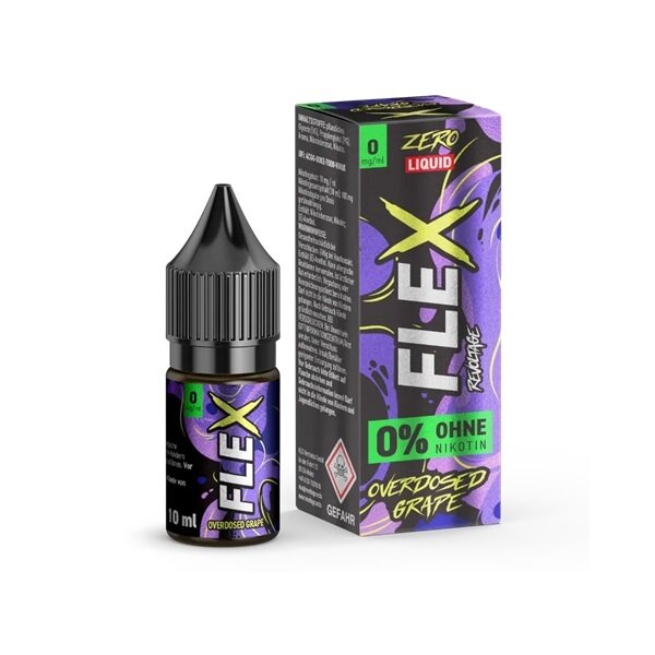 Revoltage Revoltage - FLEX Overdosed Grape - Nikotinsalz Liquid 0 mg - 10 ml - Mit Steuerbanderole