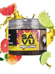 Savu Savu Shisha Tabak 200 g - Papa Luma - Limette und Grapefruit