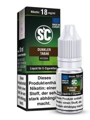 SC SC - Dunkler Tabak - 12 mg Nikotin Liquid - Mit Steuerbanderole