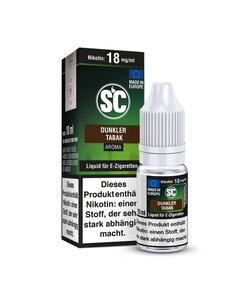 SC SC - Dunkler Tabak - 12 mg Nikotin Liquid - Mit Steuerbanderole