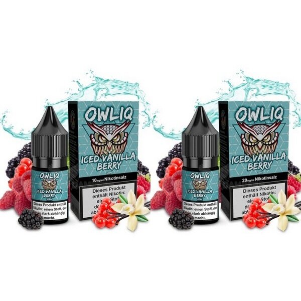 OWLIQ OWLIQ - Iced Vanilla Berry - 10 ml Nikotinsalzliquid - 10 mg | 20 mg - Mit Steuerbanderole