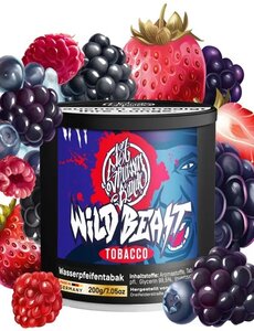 187 Tobacco 187 Tobacco 200 g - Shisha Tabak - Wild Beast - Waldfrüchte