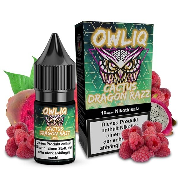 OWLIQ OWLIQ - Cactus Dragon Razz - 10 ml Nikotinsalzliquid - 10 mg | 20 mg - Mit Steuerbanderole