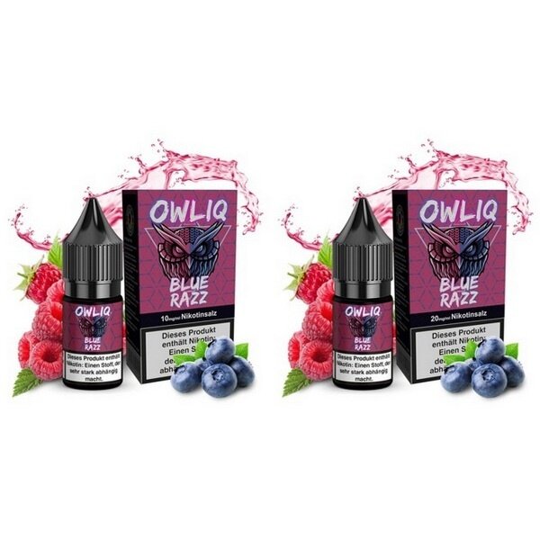 OWLIQ OWLIQ - Blue Razz - 10 ml Nikotinsalzliquid - 10 mg | 20 mg - Mit Steuerbanderole