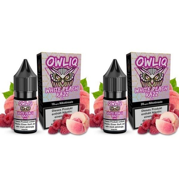 OWLIQ OWLIQ - White Peach Razz - 10 ml Nikotinsalzliquid - 10 mg | 20 mg - Mit Steuerbanderole