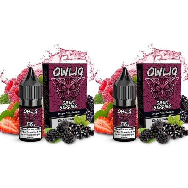 OWLIQ OWLIQ - Dark Berries - 10 ml Nikotinsalzliquid - 10 mg | 20 mg - Mit Steuerbanderole