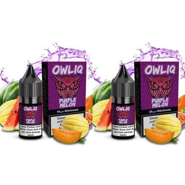 OWLIQ OWLIQ - Purple Melon - 10 ml Nikotinsalzliquid - 10 mg | 20 mg - Mit Steuerbanderole
