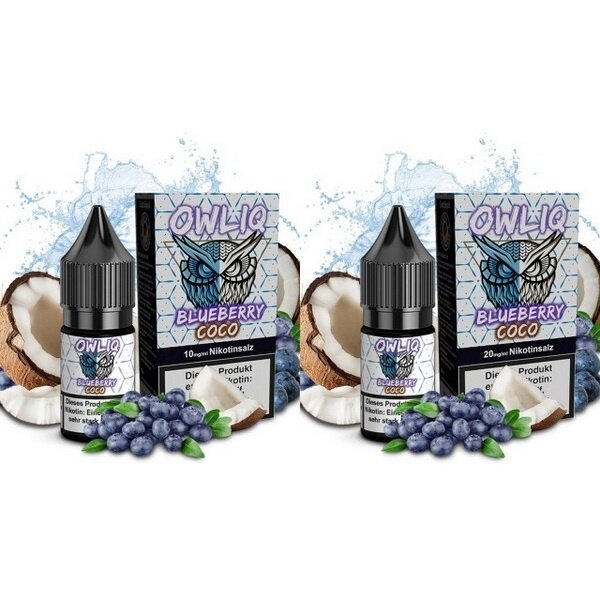 OWLIQ OWLIQ - Blueberry Coco - 10 ml Nikotinsalzliquid - 10 mg | 20 mg - Mit Steuerbanderole