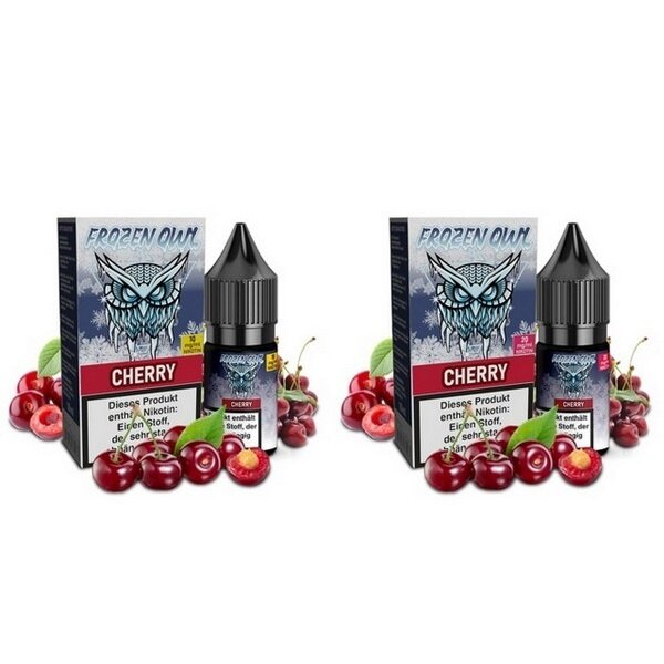 Frozen OWL Frozen OWL - Cherry - 10 ml Nikotinsalzliquid - 10 mg | 20 mg - Mit Steuerbanderole