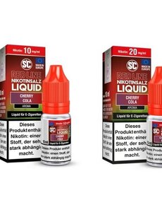 SC Red Line SC - Red Line - Cherry Cola - 10 mg | 20 mg Nikotinsalz Liquid - Mit Steuerbanderole