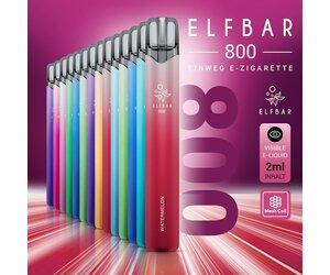 ELFBAR 800 - Einweg E-Zigarette - Vape Pen - 800 Züge