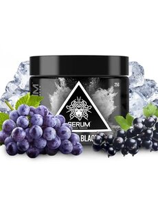 Serum Tobacco Serum Tobacco Shisha Tabak - Back2Black - Minze, Schwarze Traube, Johannisbeere - 25 g