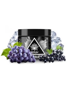 Serum Tobacco Serum Tobacco Shisha Tabak - Back2Black - Minze, Schwarze Traube, Johannisbeere - 25 g
