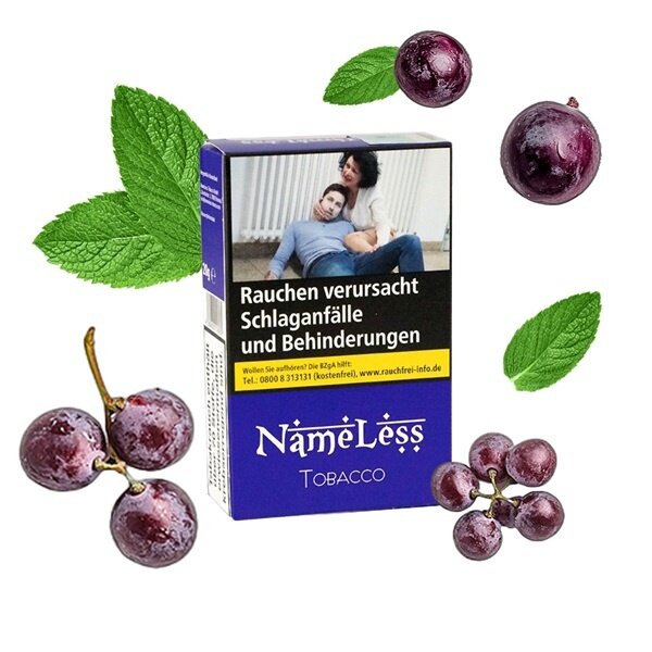Nameless Nameless Shisha Tabak - Black Nana #40 - Minze & Traube - 20 g