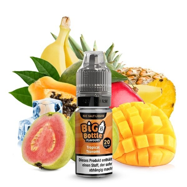 Big Bottle Big Bottle - Tropical Tsunami - Salzliquid - 10 ml - 10 mg | 20 mg Nikotin - Mit Steuerbanderole