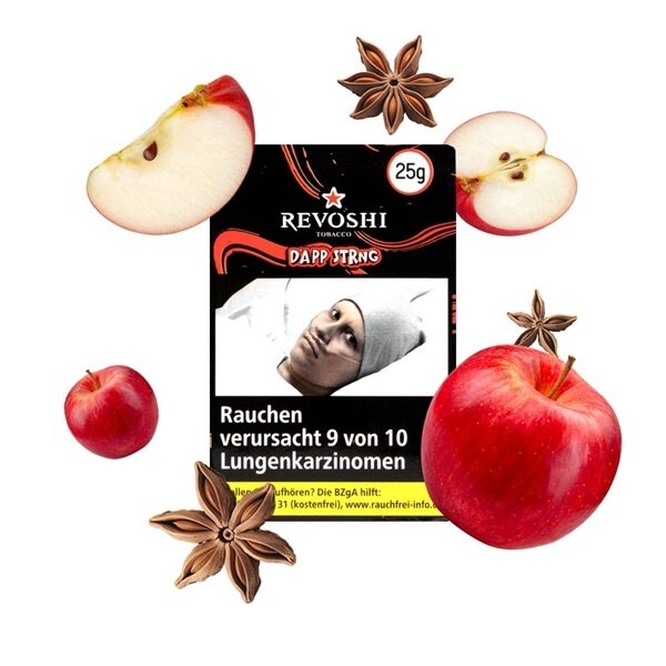 Revoshi Tobacco Revoshi Tobacco - Shisha Tabak - 25 g - D`App Strng - Doppelapfel, Anis