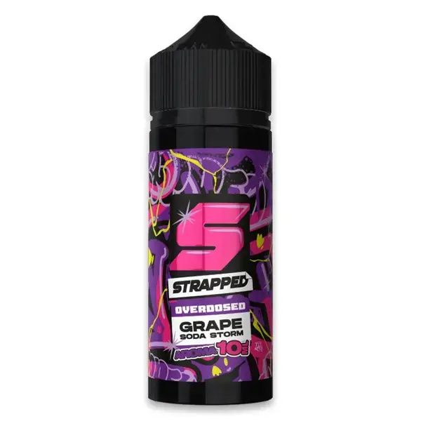Strapped Soda Strapped Overdosed - Grape Soda Storm - 10 ml Aroma - Mit Steuerbanderole