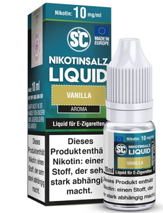 SC SC - Vanilla - 10 mg  | 20 mg Nikotinsalz Liquid - Mit Steuerbanderole