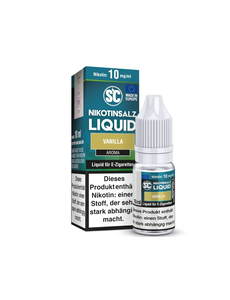 SC SC - Vanilla - 10 mg  | 20 mg Nikotinsalz Liquid - Mit Steuerbanderole