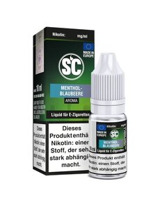 SC SC - Menthol-Blaubeere - Nikotin Liquid - Mit Steuerbanderole
