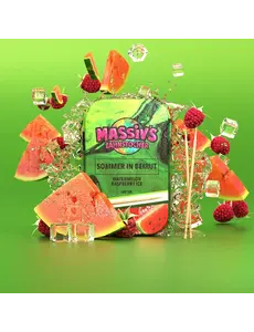 Almassiva Massiv's Zahnstocher (100 Stück) mit Geschmack - Sommer in Beirut (Wassermelone, Himbeere Ice)