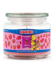 Haribo Duftkerze Haribo Strawberry Happiness - 300g