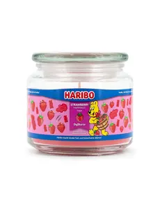 Haribo Duftkerze Haribo Strawberry Happiness - 300g