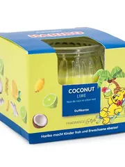 Haribo Duftkerze im Geschenkkarton Haribo Coconut Lime - 85g