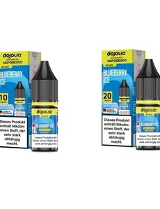 Vaporesso Vaporesso - Dojoliq - Blueberry Ice - 10 mg | 20 mg Nikotinsalz Liquid - Mit Steuerbanderole
