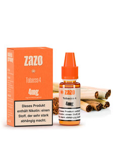 Zazo ZAZO Classics Tobacco 4 Liquid 10ml - 4 mg