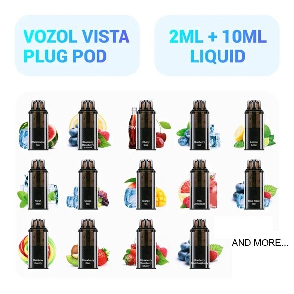 VOZOL VOZOL Vista Pods - 10 ml Pod + 2ml Pod - Mit Steuerbanderole
