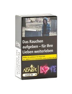 Adalya Adalya Tabak 25 g - Love 66 - Wassermelone und Maracuja