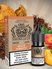 OWL Smoke Leaf OWL Smoke Leaf - Peach Tobacco - 10 ml Nikotinliquid - 3 mg | 6 mg | 9 mg | 12 mg - Mit Steuerbanderole