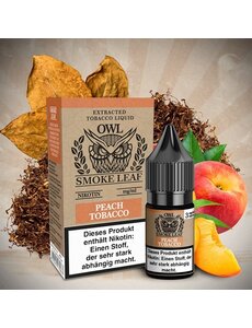 OWL Smoke Leaf OWL Smoke Leaf - Peach Tobacco - 10 ml Nikotinliquid - 3 mg | 6 mg | 9 mg | 12 mg - Mit Steuerbanderole