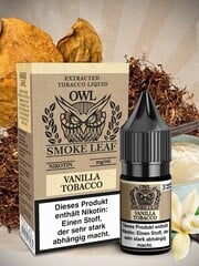 OWL Smoke Leaf OWL Smoke Leaf - Vanilla Tobacco - 10 ml Nikotinliquid - 3 mg | 6 mg | 9 mg | 12 mg - Mit Steuerbanderole