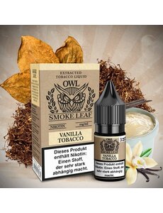 OWL Smoke Leaf OWL Smoke Leaf - Vanilla Tobacco - 10 ml Nikotinliquid - 3 mg | 6 mg | 9 mg | 12 mg - Mit Steuerbanderole