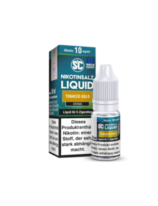 SC SC - Tobacco Gold - 10 mg Nikotinsalz Liquid - Mit Steuerbanderole