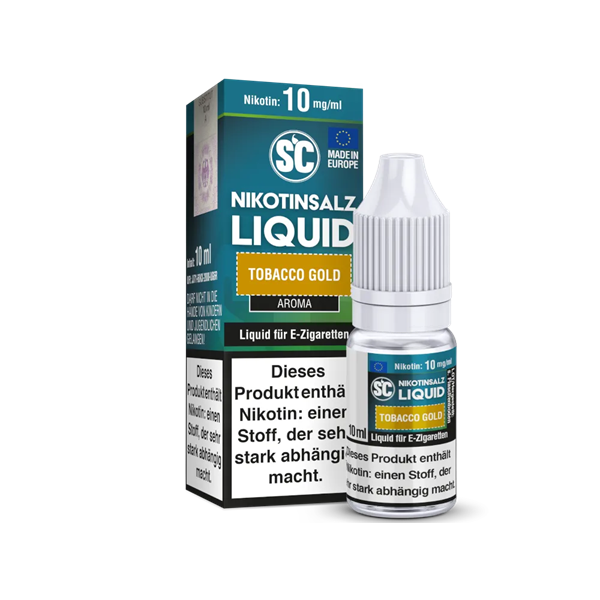 SC SC - Tobacco Gold - 10 mg Nikotinsalz Liquid - Mit Steuerbanderole