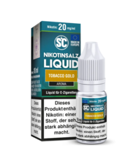 SC SC - Tobacco Gold - 20 mg Nikotinsalz Liquid - Mit Steuerbanderole