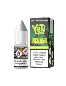 Yeti Yeti Overdosed - Kiwi Passionfruit Ice - Nic Salt Liquid 10 ml - 10 mg - Mit Steuerbanderole