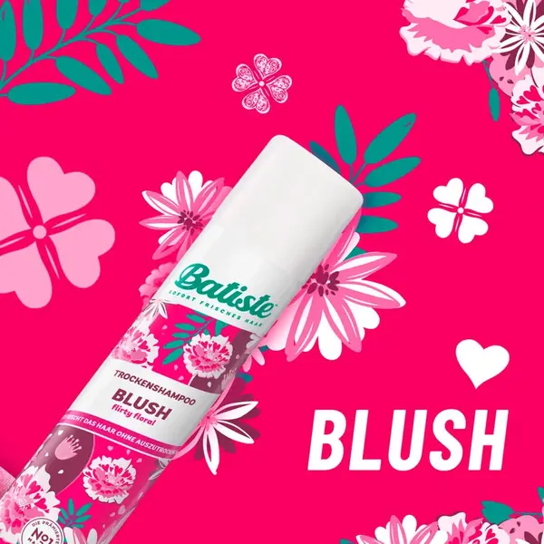 Batiste Batiste - Blush - Trockenshampoo - Alle Haartypen - Frische & Volumen - 200 ml